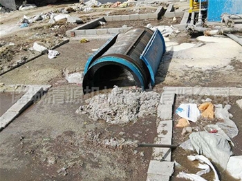 微滤机安装现场