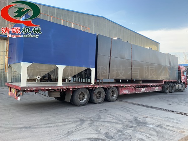 发往青岛城阳地埋式生活污水处理设备，斜管沉淀器